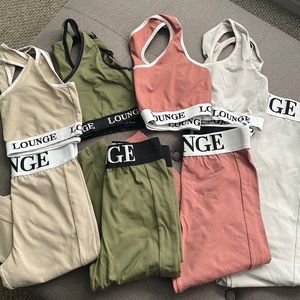 Lounge Racerback Bra & Legging Set